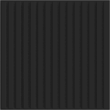 Mexen Linea 15 panel ścienny akustyczny 60 x 60 cm (4szt.), filc 9 mm, fornir techniczny, Czarny Mat - S110-60607-15-053