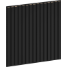 Mexen Linea 15 panel ścienny akustyczny 60 x 60 cm (4szt.), filc 9 mm, fornir techniczny, Czarny Mat - S110-60607-15-053