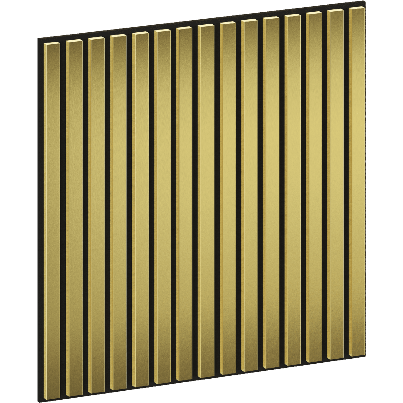 Mexen Linea 15 panel ścienny akustyczny 60 x 60 cm (4szt.), filc 9 mm, fornir techniczny, Złoty - S110-60607-15-057