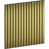 Mexen Linea 15 panel ścienny akustyczny 60 x 60 cm (4szt.), filc 9 mm, fornir techniczny, Złoty - S110-60607-15-057
