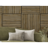 Mexen Linea 15 panel ścienny akustyczny 60 x 60 cm (4szt.), filc 9 mm, fornir techniczny, Dąb Miodowy - S110-60607-15-066