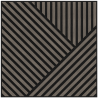 Mexen Linea 25 panel ścienny akustyczny 60 x 60 cm (4szt.), filc 9 mm, fornir techniczny, Szary Dąb - S110-60607-25-043