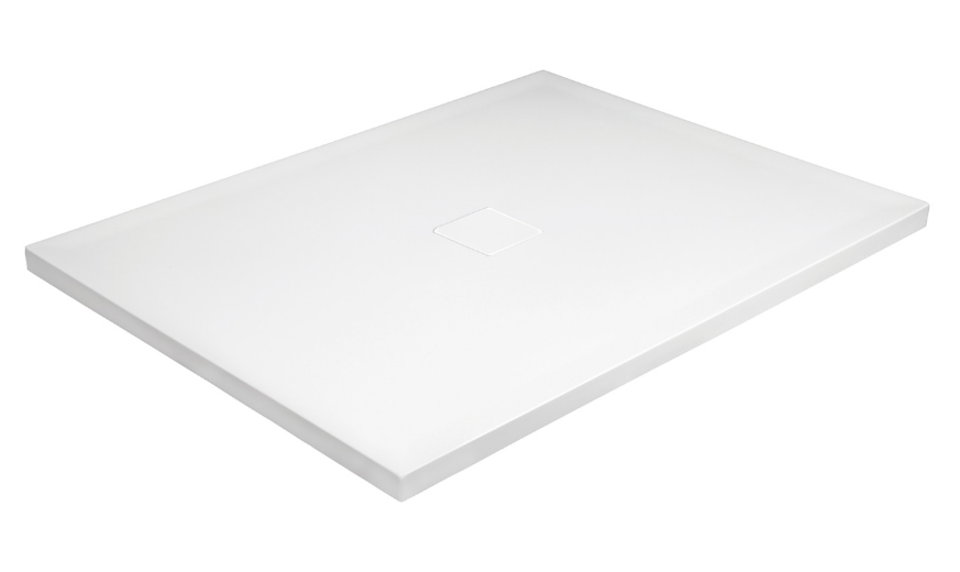 Besco Nox White brodzik prostokątny z syfonem 100 x 80 cm, biały - BMN100-80-BB