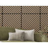 Mexen Linea 39 panel ścienny akustyczny 60 x 60 cm (4szt.), filc 9 mm, fornir techniczny, Bielony Dąb - S110-60607-39-040