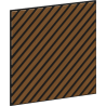 Mexen Linea 39 panel ścienny akustyczny 60 x 60 cm (4szt.), filc 9 mm, fornir techniczny, Dąb Natural - S110-60607-39-042