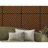 Mexen Linea 39 panel ścienny akustyczny 60 x 60 cm (4szt.), filc 9 mm, fornir techniczny, Dąb Natural - S110-60607-39-042