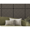 Mexen Linea 39 panel ścienny akustyczny 60 x 60 cm (4szt.), filc 9 mm, fornir techniczny, Szary Dąb - S110-60607-39-043