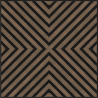 Mexen Linea 01 panel ścienny akustyczny 60 x 60 cm (4szt.), filc 9 mm, fornir techniczny, Ciemny Orzech - S110-60607-01-044