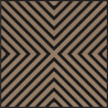 Mexen Linea 01 panel ścienny akustyczny 60 x 60 cm (4szt.), filc 9 mm, fornir techniczny, Jasny Orzech - S110-60607-01-047