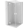 Mexen Mist-H L Duo kabina prysznicowa uchylna 95 x 95 cm, transparent, biała - 8A5L-095L-095P-20-00