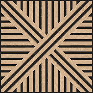 Mexen Linea 05 panel ścienny akustyczny 60 x 60 cm (4szt.), filc 9 mm, fornir techniczny, Bielony Dąb - S110-60607-05-040