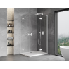 Mexen Mist-H L Duo kabina prysznicowa uchylna prawa 95 x 100 cm, transparent, biała - 8A5L-095L-100P-20-00