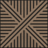 Mexen Linea 05 panel ścienny akustyczny 60 x 60 cm (4szt.), filc 9 mm, fornir techniczny, Jasny Orzech - S110-60607-05-047