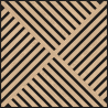 Mexen Linea 08 panel ścienny akustyczny 60 x 60 cm (4szt.), filc 9 mm, fornir techniczny, Bielony Dąb - S110-60607-08-040