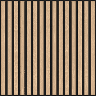 Mexen Linea 15 panel ścienny akustyczny 60 x 60 cm (4szt.), filc 9 mm, fornir techniczny, Bielony Dąb - S110-60607-15-040