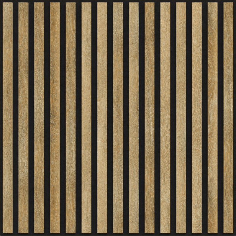 Mexen Linea 15 panel ścienny akustyczny 60 x 60 cm (4szt.), filc 9 mm, fornir techniczny, Dąb Miodowy - S110-60607-15-066