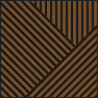 Mexen Linea 25 panel ścienny akustyczny 60 x 60 cm (4szt.), filc 9 mm, fornir techniczny, Dąb Natural - S110-60607-25-042
