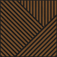 Mexen Linea 25 panel ścienny akustyczny 60 x 60 cm (4szt.), filc 9 mm, fornir techniczny, Dąb Natural - S110-60607-25-042