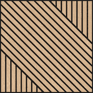 Mexen Linea 26 panel ścienny akustyczny 60 x 60 cm (4szt.), filc 9 mm, fornir techniczny, Bielony Dąb - S110-60607-26-040