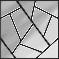 Mexen Form 04 panel ścienny akustyczny 60 x 60 cm (4szt.), filc 9 mm, Lustro - S111-60607-04-099