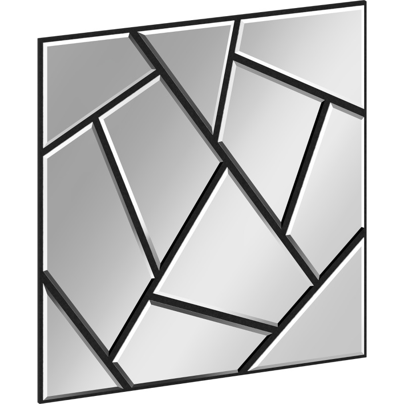 Mexen Form 04 panel ścienny akustyczny 60 x 60 cm (4szt.), filc 9 mm, Lustro - S111-60607-04-099
