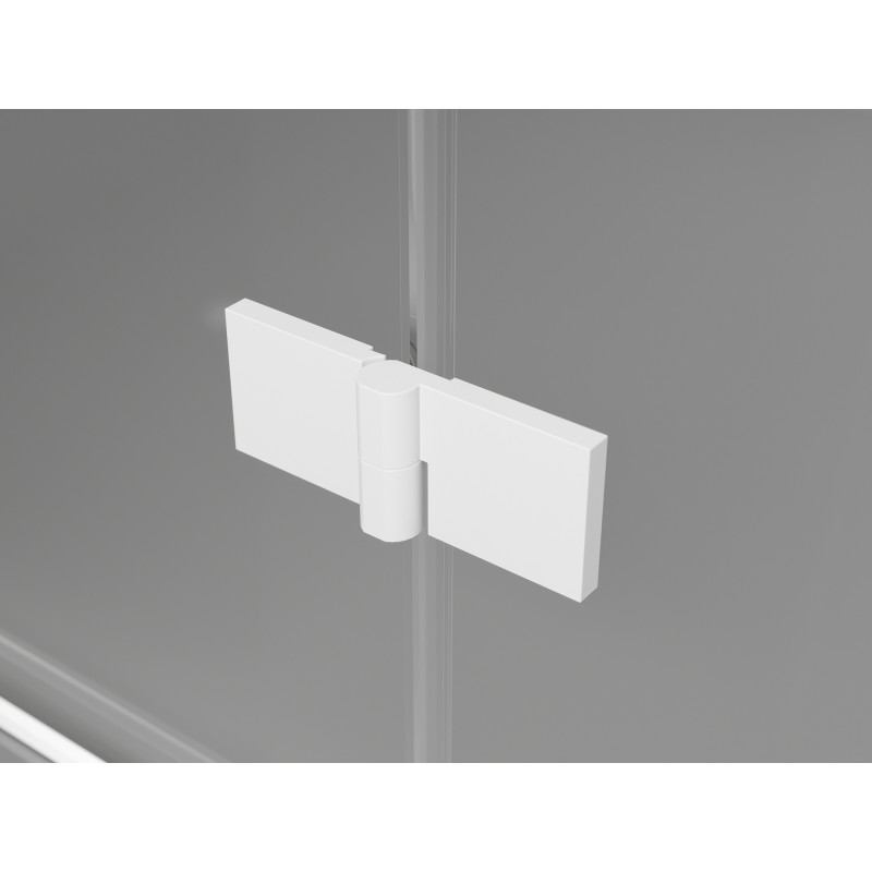 Mexen Mist-H L Duo kabina prysznicowa uchylna prawa 90 x 110 cm, transparent, biała - 8A5L-090L-110P-20-00