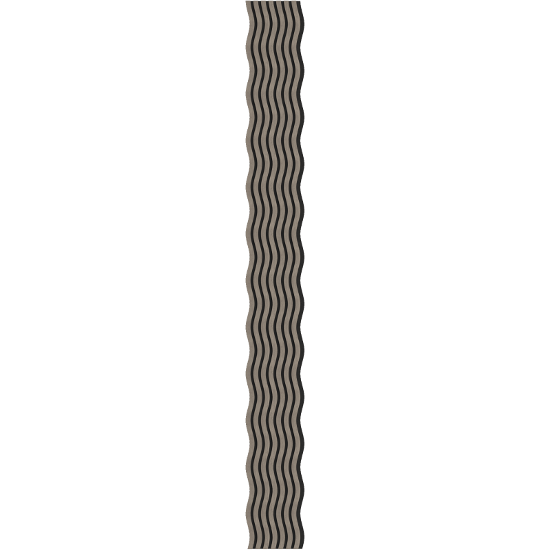 Mexen Lam-SF 01 lamele ścienne akustyczne 280 x 30 cm, filc 9 mm, fornir techniczny, Szary Dąb - S106-280-01-043