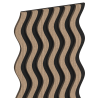 Mexen Lam-SF 02 lamele ścienne akustyczne 280 x 30 cm, filc 9 mm, fornir techniczny, Jasny Orzech - S106-280-02-047