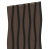 Mexen Lam-SF 26 lamele ścienne akustyczne 280 x 30 cm, filc 9 mm, fornir techniczny, Dąb Mocca - S106-280-26-045