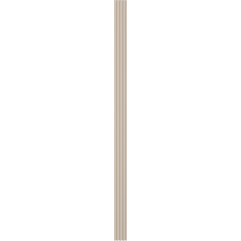 Mexen Strio 01 lamele ścienne ryflowane 280 x 14,5 cm (2szt), kaszmir - S120-280-01-302