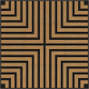 Mexen Linea 02 panel ścienny akustyczny 60 x 60 cm (4szt.), filc 9 mm, fornir techniczny, Dąb Classic - S110-60607-02-041