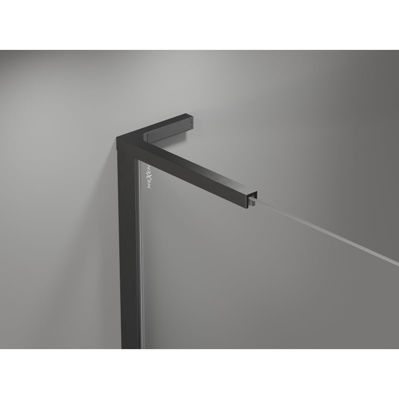 Mexen Mist-H L Duo kabina prysznicowa uchylna lewa 110 x 105 cm, transparent, gun gray szczotkowany - 8A5L-110L-105P-66-00
