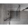 Mexen Mist-H L Duo kabina prysznicowa uchylna 70 x 70 cm, transparent, gun metal - 8A5L-070L-070P-95-00