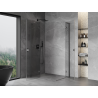 Mexen Mist-H L Duo kabina prysznicowa uchylna lewa 80 x 70 cm, transparent, gun metal - 8A5L-080L-070P-95-00