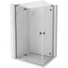 Mexen Mist-H L Duo kabina prysznicowa uchylna lewa 80 x 70 cm, transparent, gun metal - 8A5L-080L-070P-95-00