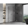 Mexen Mist-H L Duo kabina prysznicowa uchylna prawa 70 x 75 cm, transparent, gun metal - 8A5L-070L-075P-95-00