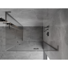 Mexen Mist-H L Duo kabina prysznicowa uchylna prawa 70 x 80 cm, transparent, gun metal - 8A5L-070L-080P-95-00