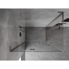 Mexen Mist-H L Duo kabina prysznicowa uchylna lewa 90 x 80 cm, transparent, gun metal - 8A5L-090L-080P-95-00