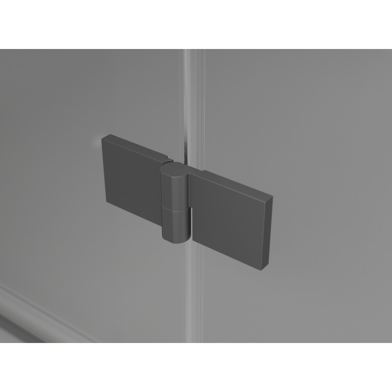 Mexen Mist-H L Duo kabina prysznicowa uchylna lewa 90 x 85 cm, transparent, gun metal - 8A5L-090L-085P-95-00