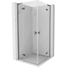Mexen Mist-H L Duo kabina prysznicowa uchylna 90 x 90 cm, transparent, gun metal - 8A5L-090L-090P-95-00