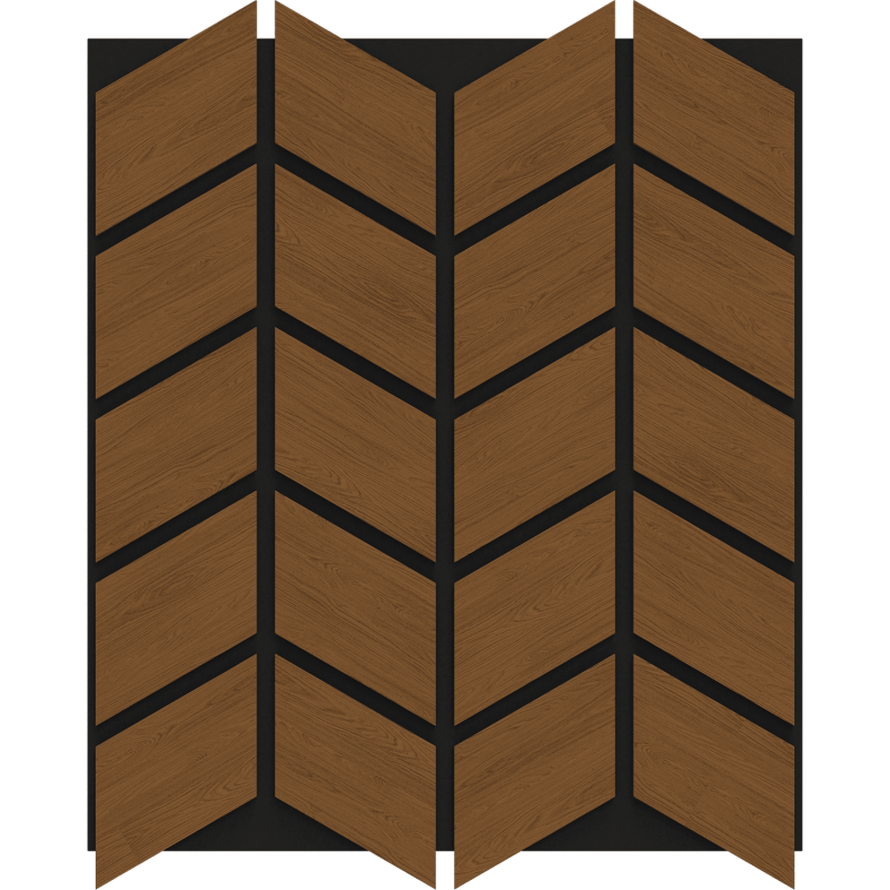 Mexen Form 03 panel ścienny akustyczny 71,5 x 58 cm (4szt.), filc 9 mm, fornir techniczny, Dąb Natural - S111-71587-03-042