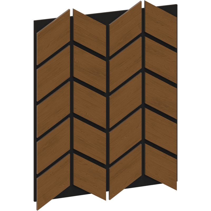Mexen Form 03 panel ścienny akustyczny 71,5 x 58 cm (4szt.), filc 9 mm, fornir techniczny, Dąb Natural - S111-71587-03-042