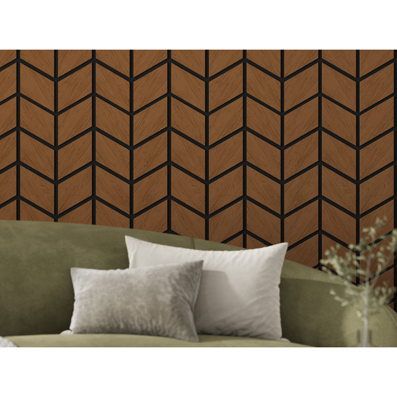 Mexen Form 03 panel ścienny akustyczny 71,5 x 58 cm (4szt.), filc 9 mm, fornir techniczny, Dąb Natural - S111-71587-03-042
