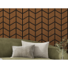 Mexen Form 03 panel ścienny akustyczny 71,5 x 58 cm (4szt.), filc 9 mm, fornir techniczny, Dąb Natural - S111-71587-03-042