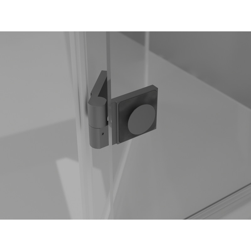 Mexen Mist-H L Duo kabina prysznicowa uchylna prawa 105 x 120 cm, transparent, gun metal - 8A5L-105L-120P-95-00