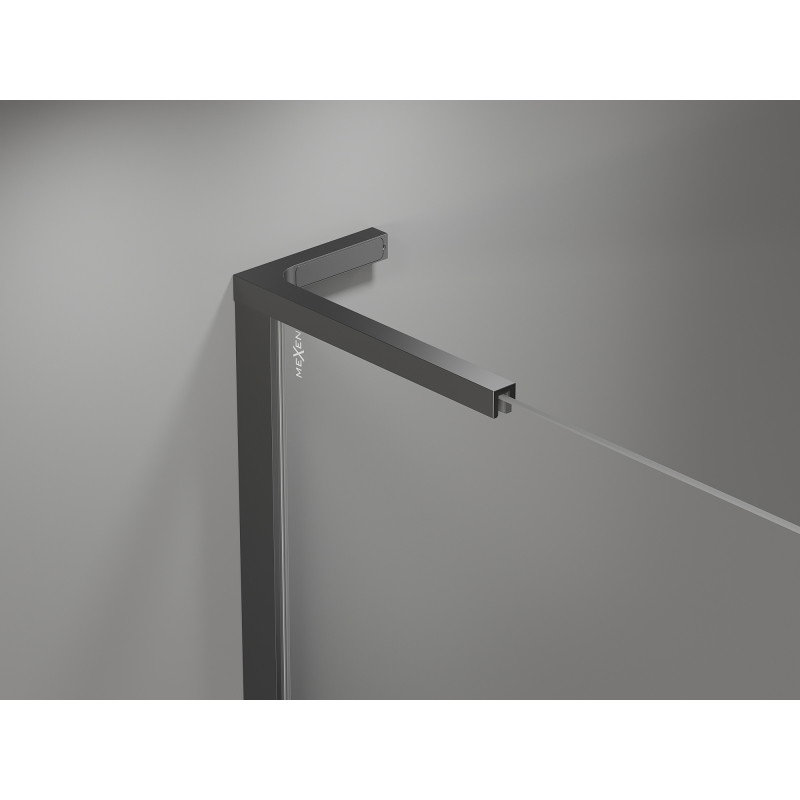 Mexen Mist-H L Duo kabina prysznicowa uchylna prawa 105 x 120 cm, transparent, gun metal - 8A5L-105L-120P-95-00