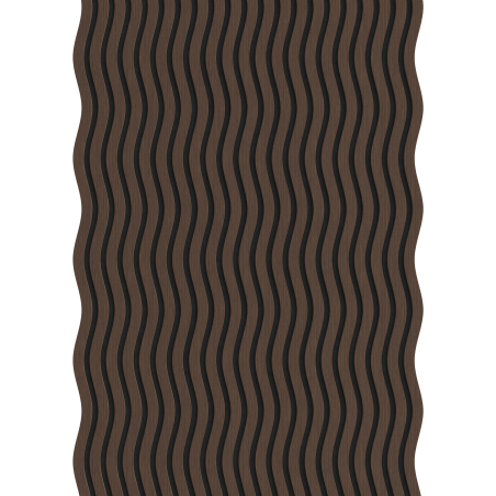 Mexen Lam-SF 01 lamele ścienne akustyczne 280 x 30 cm, filc 9 mm, fornir techniczny, Dąb Mocca - S106-280-01-045