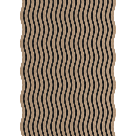 Mexen Lam-SF 01 lamele ścienne akustyczne 280 x 30 cm, filc 9 mm, fornir techniczny, Jasny Orzech - S106-280-01-047