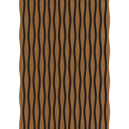 Mexen Lam-SF 26 lamele ścienne akustyczne 280 x 30 cm, filc 9 mm, fornir techniczny, Dąb Natural - S106-280-26-042