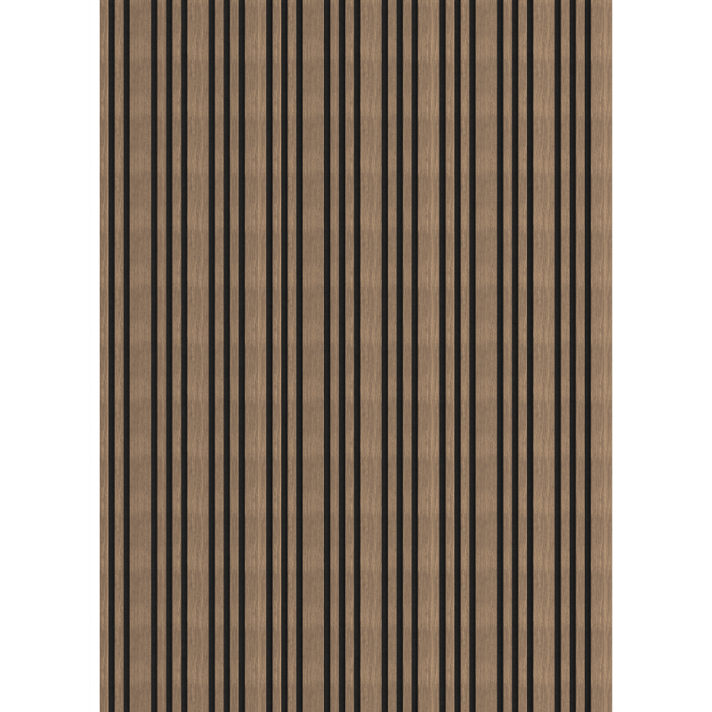 Mexen Lam-F Slim 01 lamele ścienne akustyczne 280 x 36,5 cm, filc 9 mm, fornir techniczny, Ciemny Orzech - S107-280-01-044